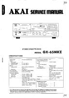 Akai GX-65-Mk2-Service-Manual